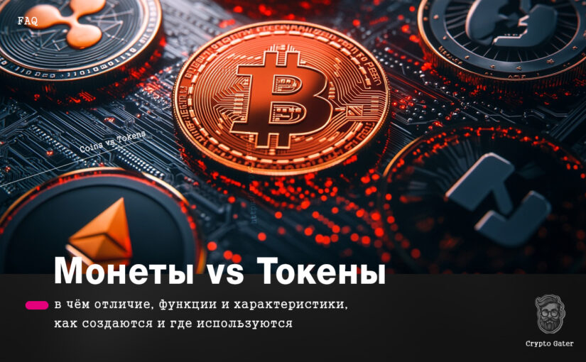 Монеты и токены: в чём разница и зачем они нужны в мире криптовалют?